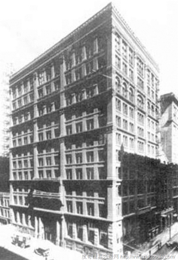 世界第一幢摩天大樓建筑,家庭保險大樓僅高42米