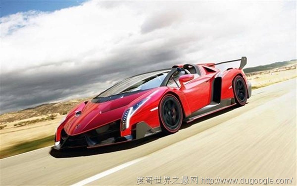 2017全球最貴汽車, 蘭博基尼Veneno Roadster售價450萬美元