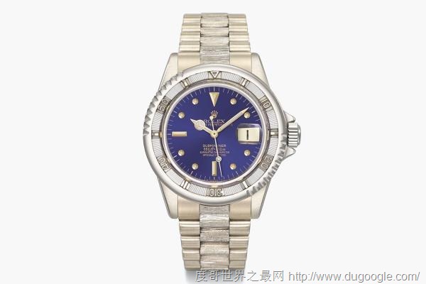 世界上最貴的手表 勞力士Rolex從未公開發售的白金原型Submariner