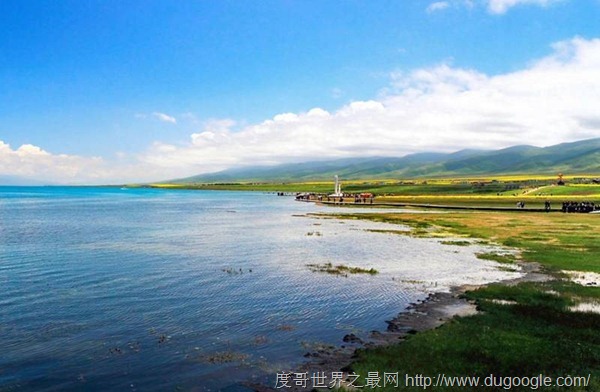 青海湖,中國最大的內陸湖,咸水湖