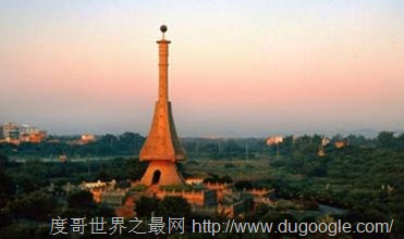 世界最高的北回歸線標志塔 廣州從化北回歸線標志塔