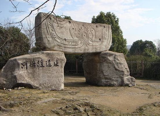 世界上最早的民居遺址 河姆渡遺址