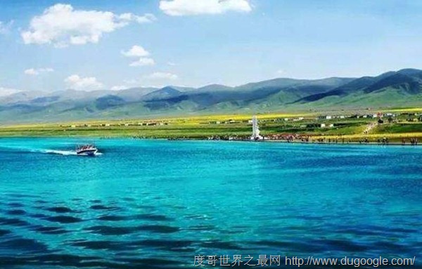 青海湖,中國最大的內陸湖,咸水湖